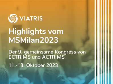 Banner Highlights des MSMilan 2023 mit Streifenmuster