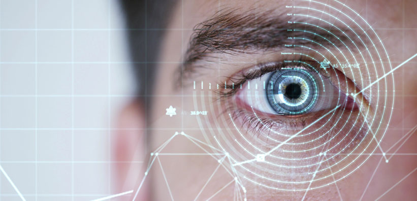 Nahaufnahme eines menschlichen Auges