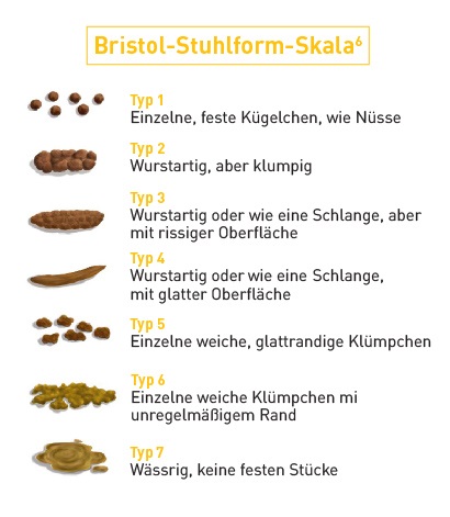 Bristol-Stuhlform-Skala